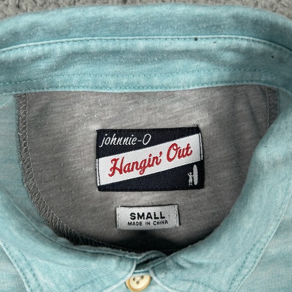 Johnnie-O Hangin' Out Light Blue Men's Short Sleeve Polo Small‎ - Picture 2 of 7